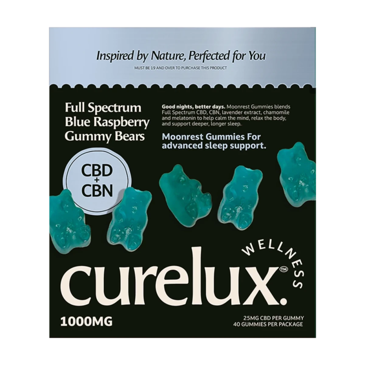 CBD Blue Raspberry Gummy Bears