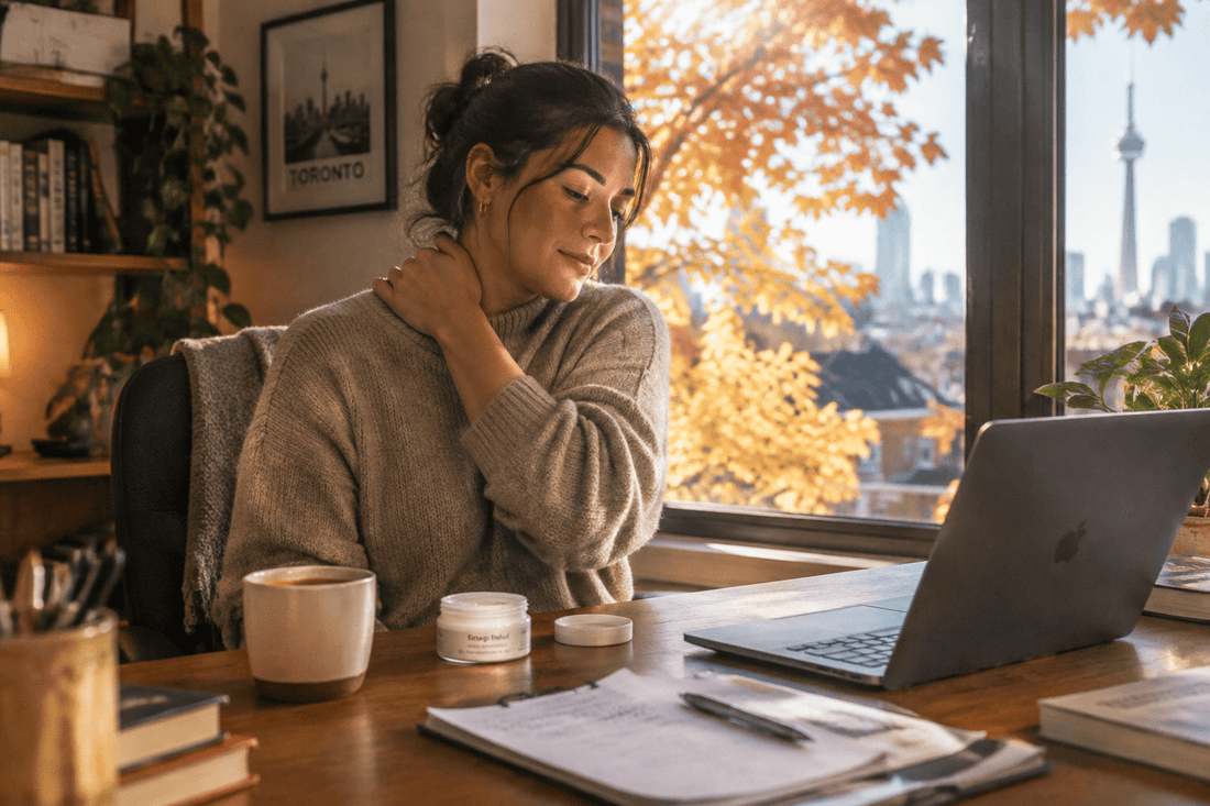 Toronto Desk Workers: CBD Cream Vs. Massage for Autumn Aches - Curelux Wellness