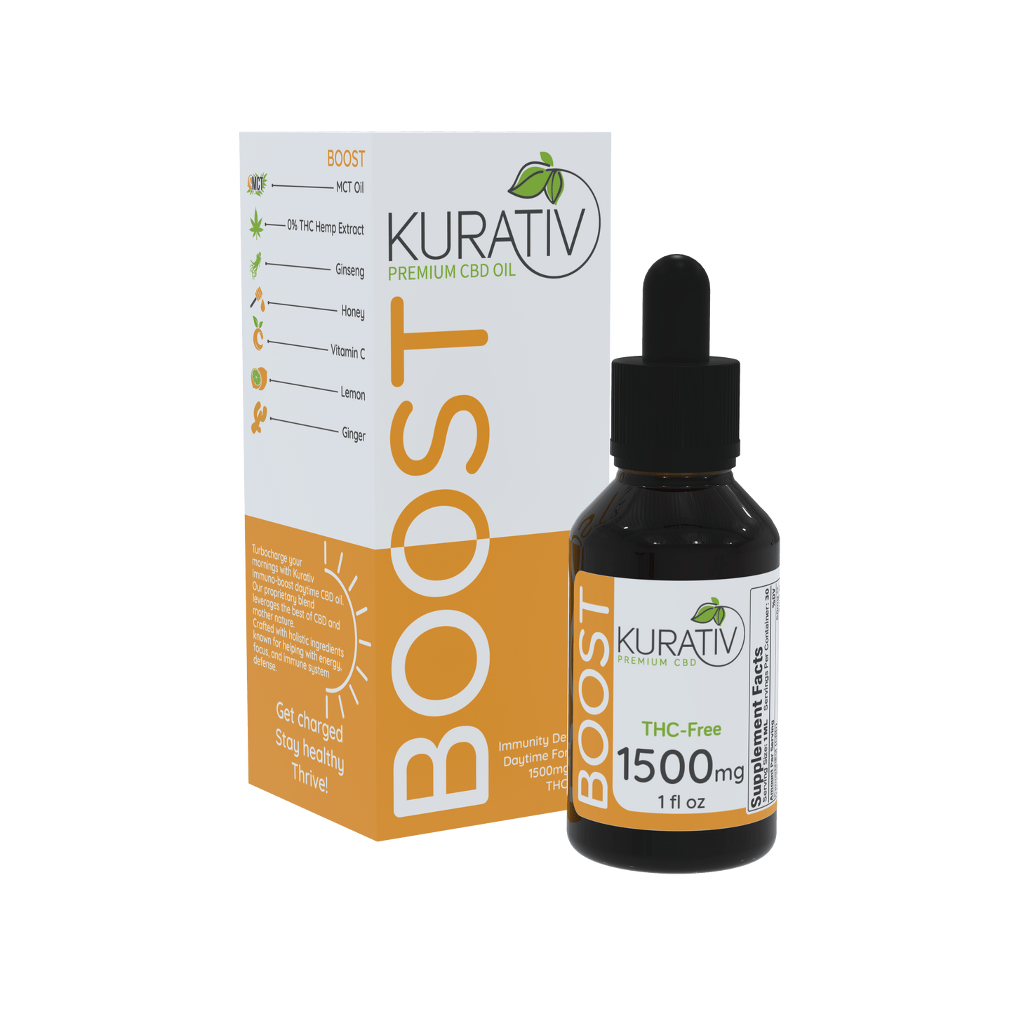 Boost Daytime CBD Oil - 1500mg