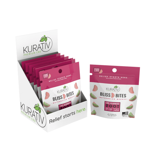 Bliss Bites Gummies 200mg - Watermelon Wedges