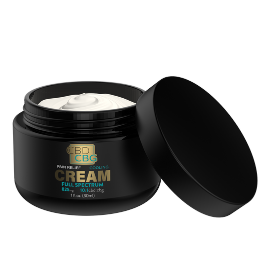 Full Spectrum CBD CBG Pain Relief Cream - 825mg Cooling Menthol