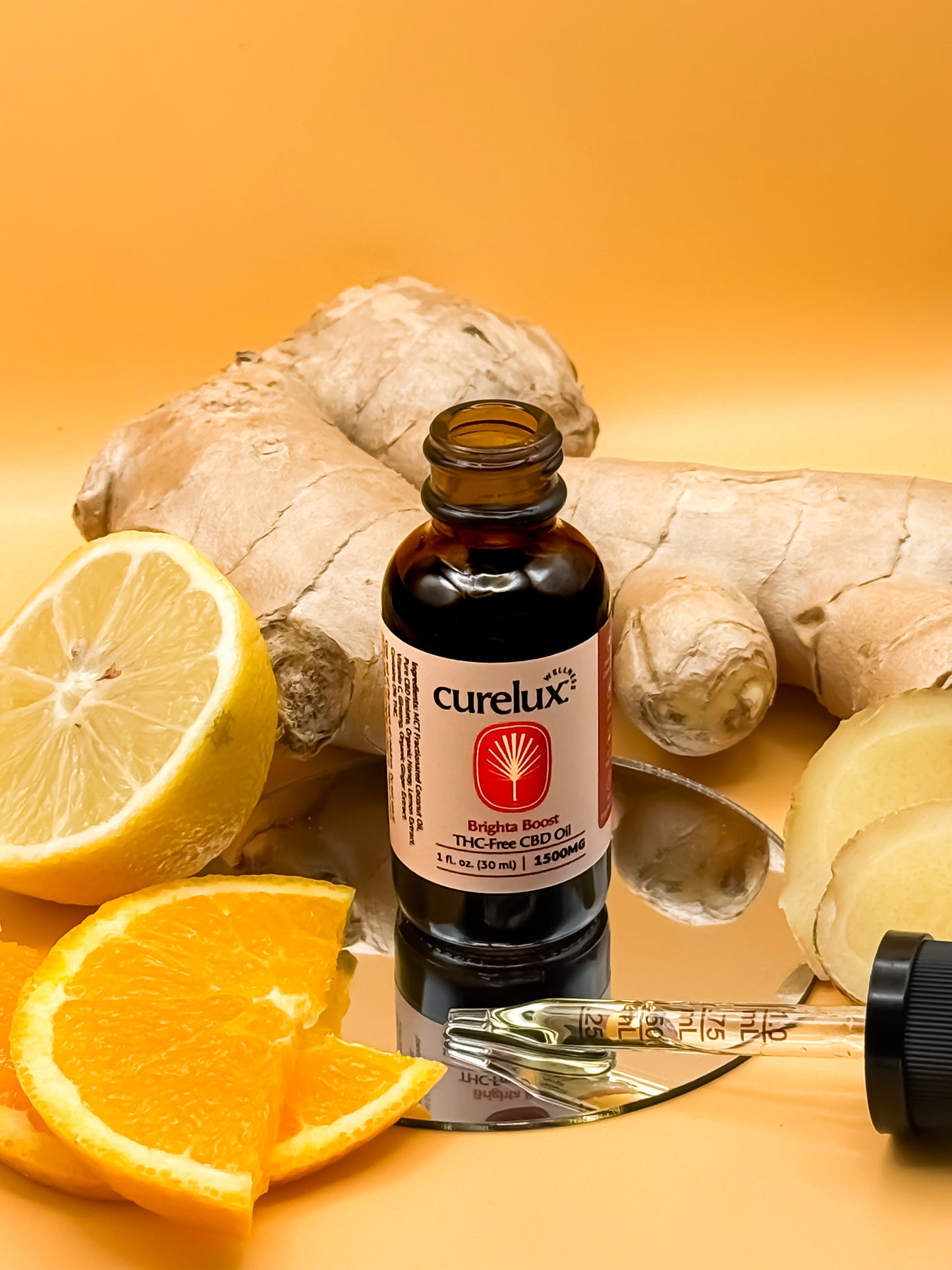 Brighta Boost THC Free CBD Oil: Daytime Formula 30ml