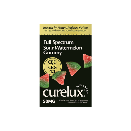 Full Spectrum CBD+CBG Gummies Sample: Sour Watermelon (2pc)