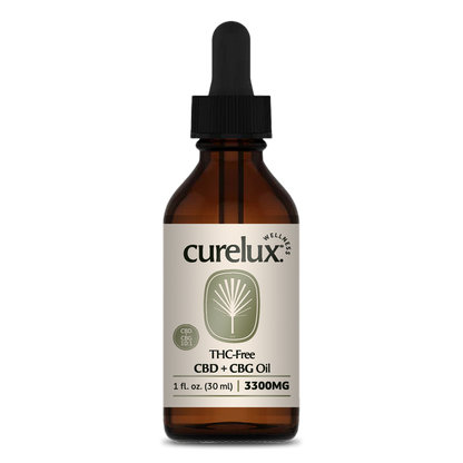 THC Free CBD+CBG Oil - 3300mg