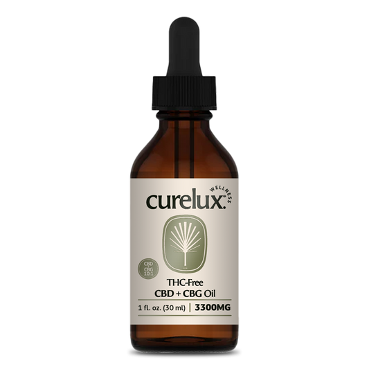 THC Free CBD+CBG Oil - 3300mg