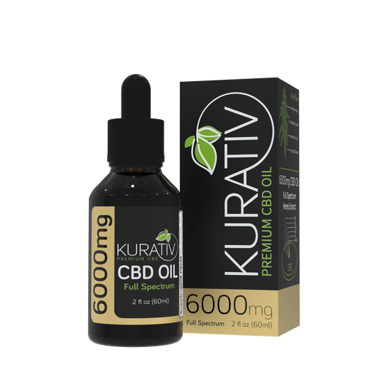 CBD Oil Full Spectrum Unflavored – 6000mg