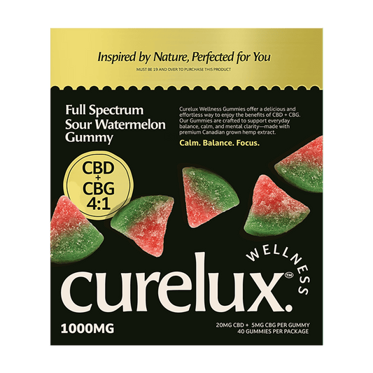 Full Spectrum CBD+CBG Gummies: Watermelon Wedges (40 pc)