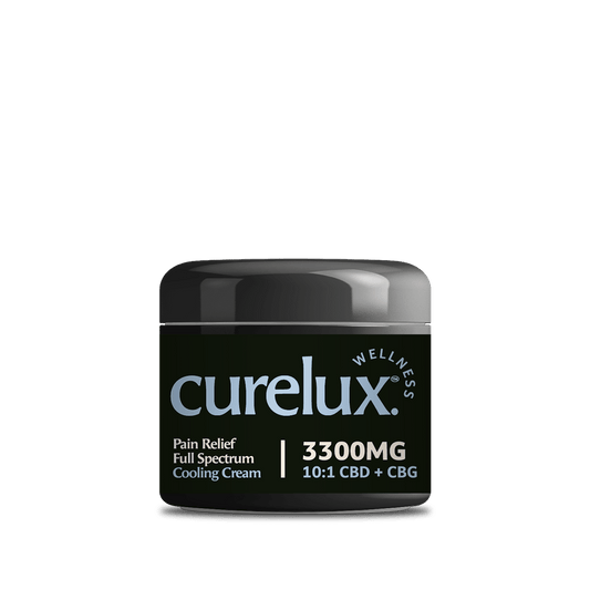 Full Spectrum CBD+CBG Pain Relief Cream 4oz - Cooling Menthol 3300mg