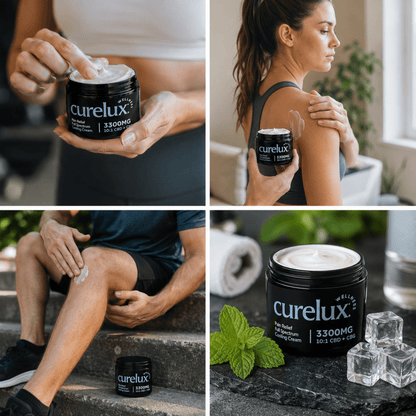 Full Spectrum CBD+CBG Pain Relief Cream 4oz - Cooling Menthol 3300mg