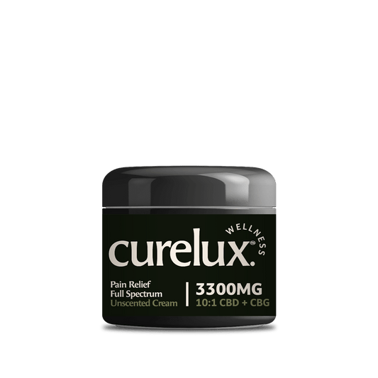 Full Spectrum CBD+CBG Pain Relief Cream 4oz - Unscented 3300mg