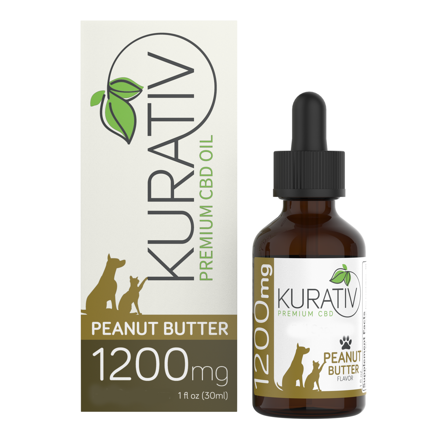 Pet CBD Oil Peanut Butter Flavour - 1200mg