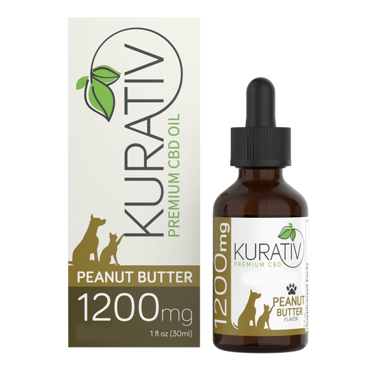 Pet CBD Oil Peanut Butter Flavour - 1200mg