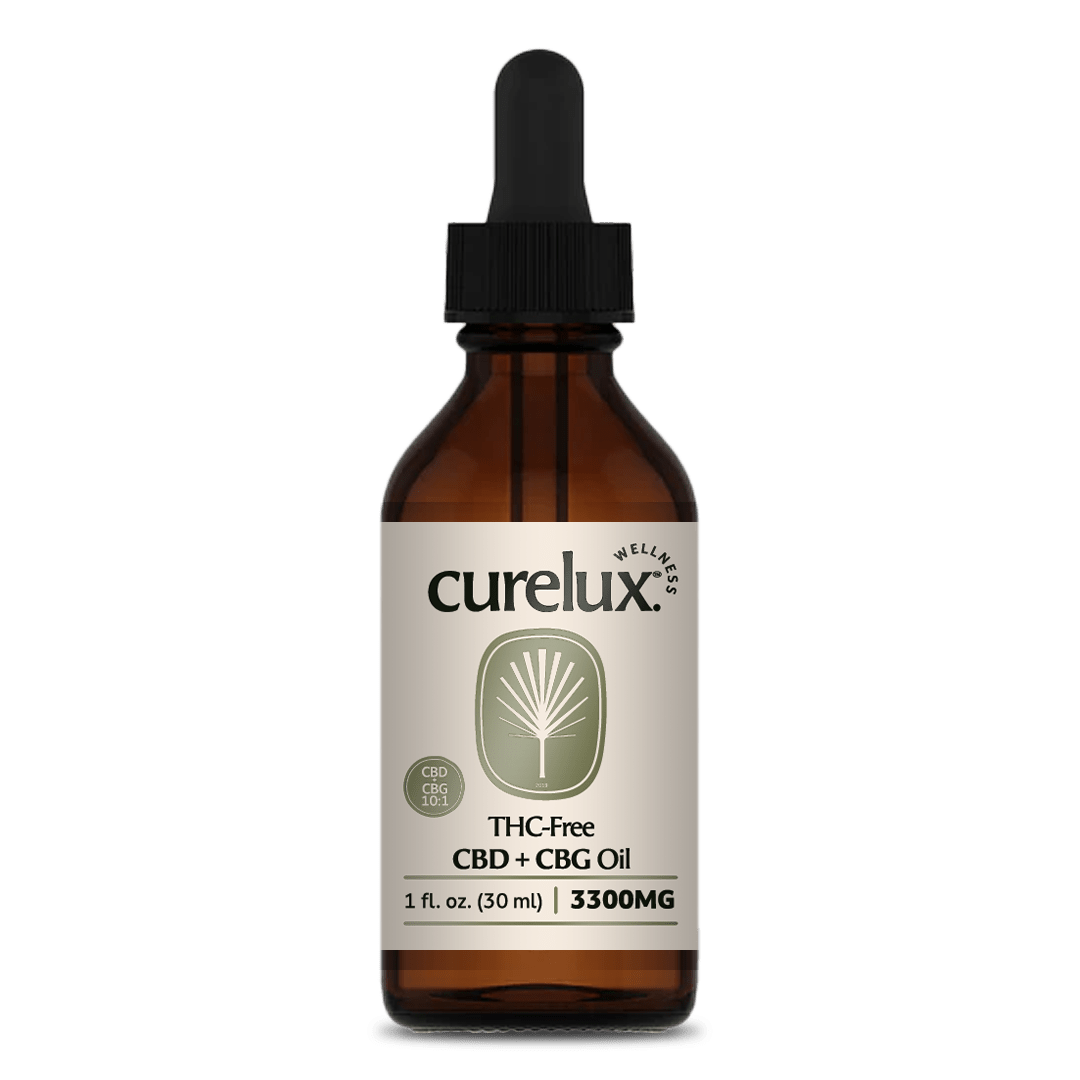 THC Free CBD+CBG Oil - 3300mg