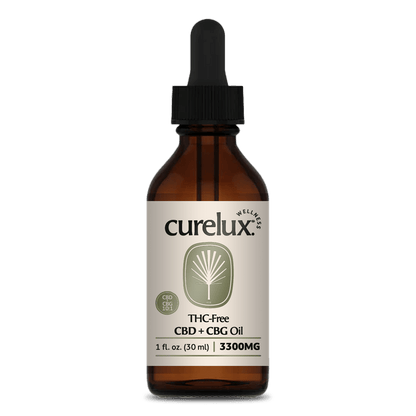 THC Free CBD+CBG Oil - 3300mg