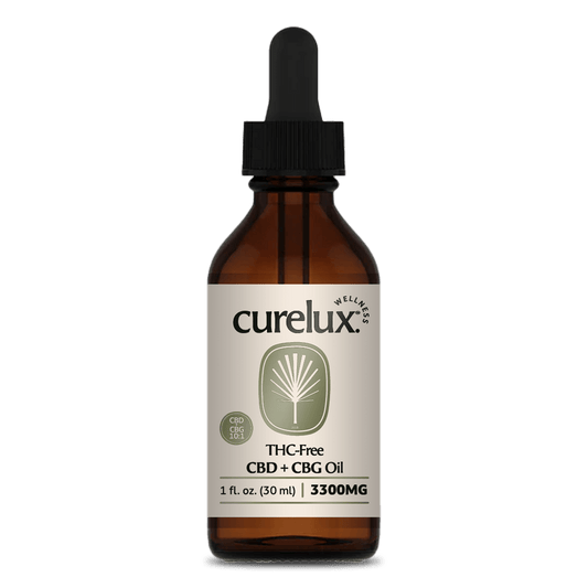 THC Free CBD+CBG Oil - 3300mg