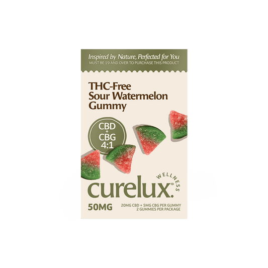 THC Free CBD+CBG: Sour Watermelon Wedges (2pc)